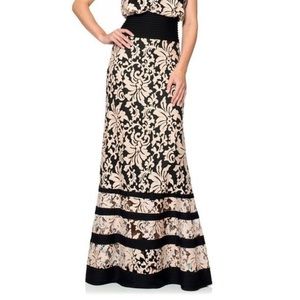 Long lace evening gown